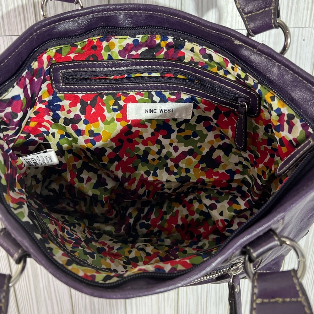 Nine West Purple Shoulder Bag - Picture 5 of 7